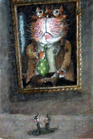 мышонок В картинной галерее