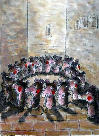 Прогулка заключённых мышей