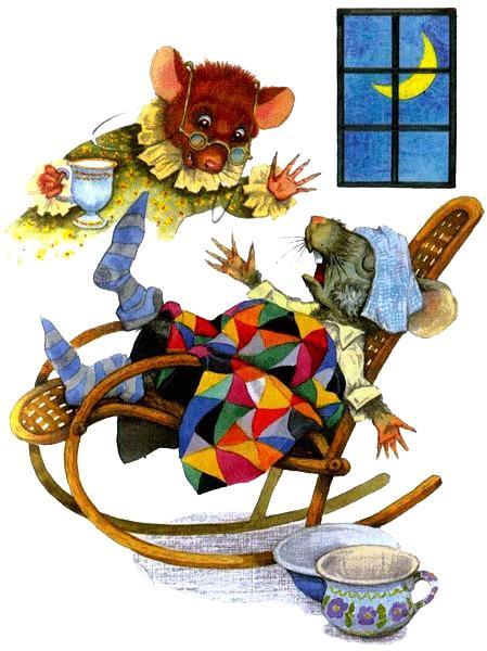 Мышь в кресле-качалке