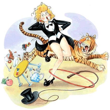 Мышонок Мыцик (повесть) дрессировщица и тигр