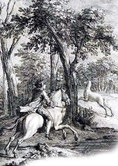 Мстительный конь и олень (басня) Мстительный конь и олень