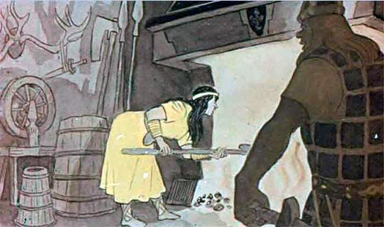 Мудрая Унах у печи