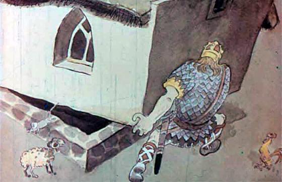 Кухулин перетаскивает дом снимает с фундамента