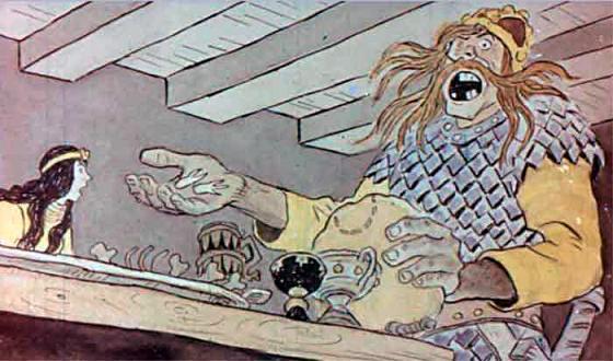 Мудрая Унах Кухулин потерял два зуба