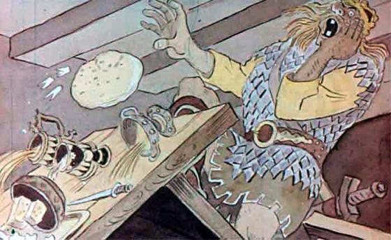 Кухулин схватился за зуб