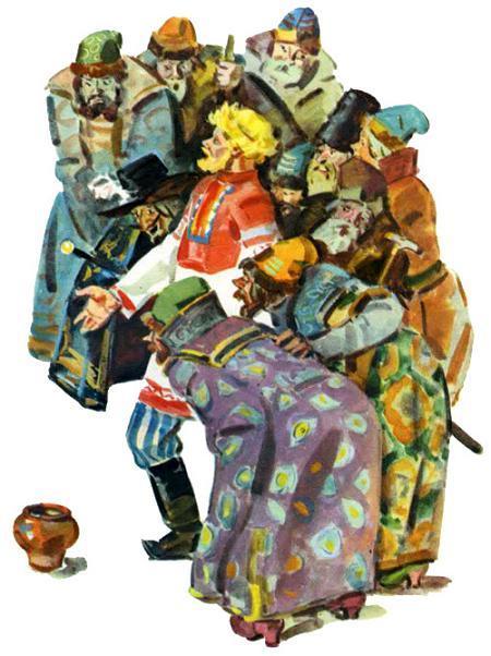 Мудрый старик (сказка) молодой парень перед царем