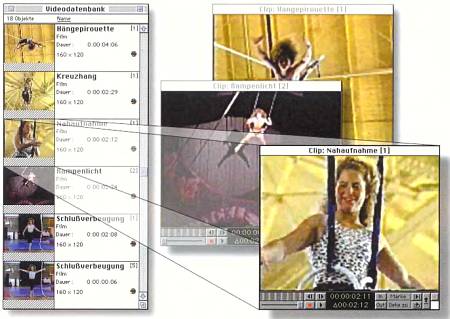 Так на экране появляется содержимое банка данных видеофильмов