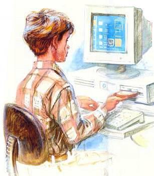 Подготовка к путешествию. На экране компьютера Коля видит, какая информация записана на компакт-диске.