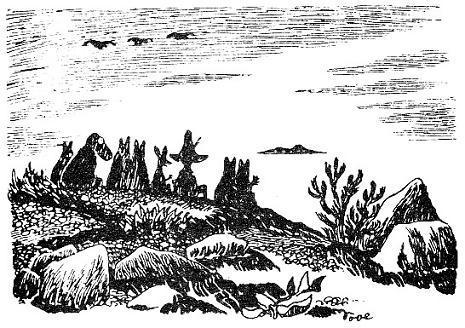 Муми-тролль: Шляпа волшебника (сказка-повесть) Муми-тролль и его друзья на берегу