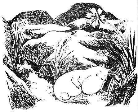 Муми-тролль: Шляпа волшебника (сказка-повесть) Муми-мама прилегла у скалы с подветренной стороны