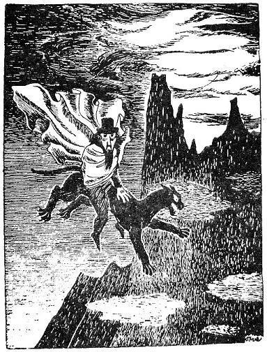 волшебник верхом на его пантере