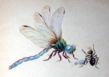 Муравей и стрекоза