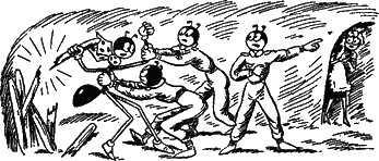 охрана схватила муравья Ферда