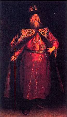 На картине Хуана Карреньо де Миранды «Педро Иванович» из музея Прадо изображен русский посланник Петр Иванович Потемкин.