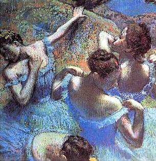 Эдгара Дега «Голубые танцовщицы»