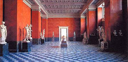 Зал древнегреческой скульптуры в Новом Эрмитаже.