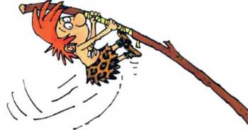 Неандертальский мальчик в школе и дома Неандертальский мальчик на шесте