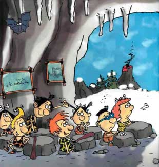 Неандертальский мальчик в школе и дома Неандертальские дети в школе