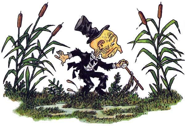 Незнайка на Луне (роман-сказка) Скуперфильд на болоте