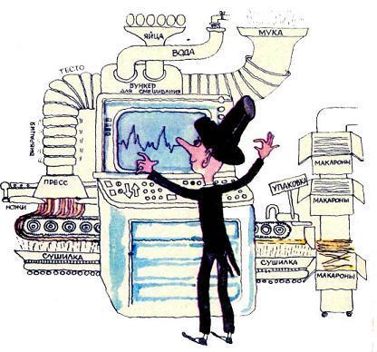 Скуперфильд работает на конвеере