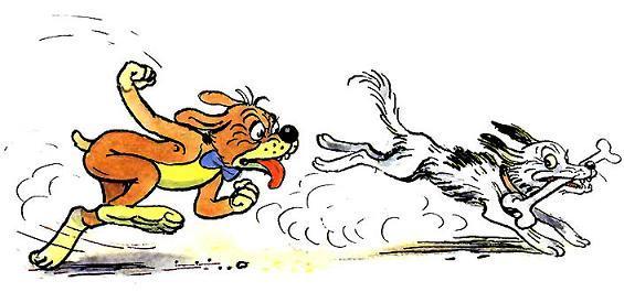 Новые приключения Пифа (сказка) Пиф преследует вора