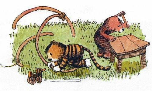 О, как ты прекрасна, Панама! (сказка) медвежонок и тигрёнок мастерят табуретку