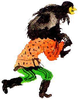 А Нужда изловчилась да вскочила ему на шею