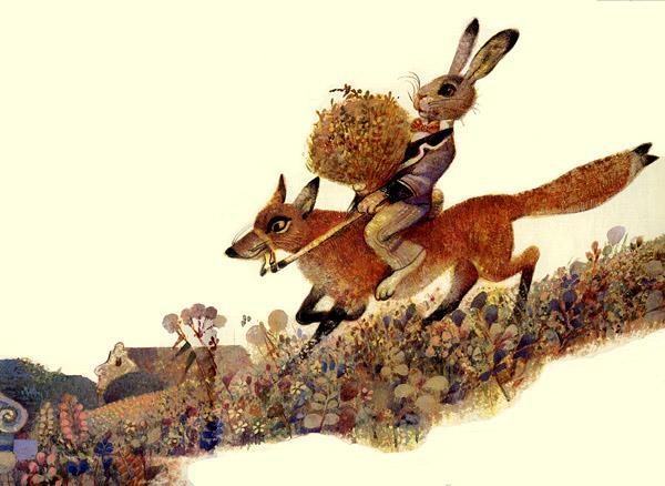 О кролике, который ехал верхом на спине у лиса О кролике, который ехал верхом на спине у лиса