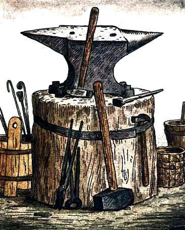 О кузнецах и кузницах наковальня