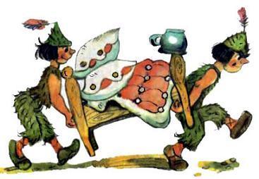 Марраны тащат кровать