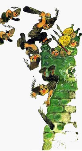 Огненный бог Марранов (сказка-повесть) Марраны штурмуют стены изумрудного города