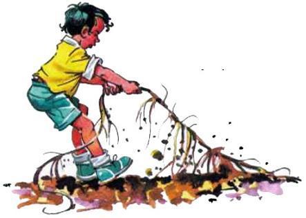 вытягивает корень