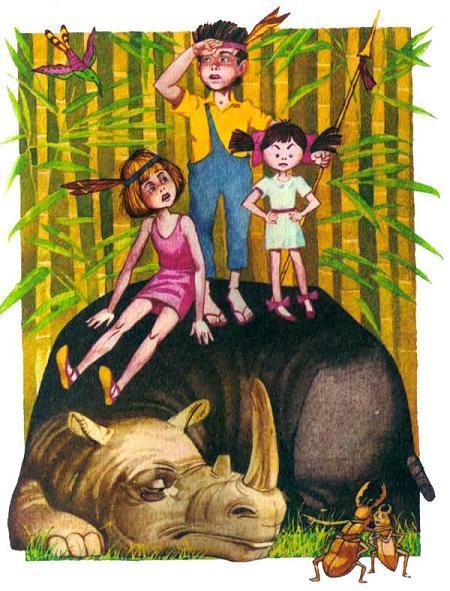 верхом на носороге