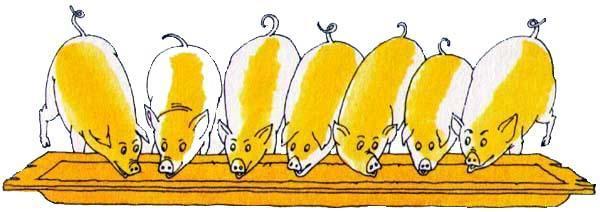 Орден Жёлтого Дятла (повесть) свиньи у корыта