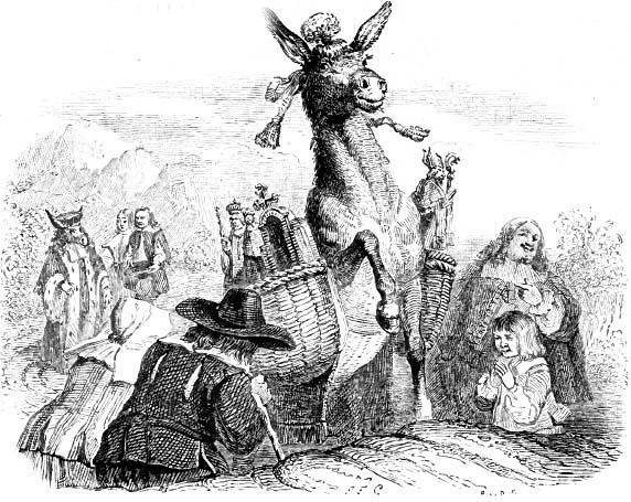 Осел со священной ношей