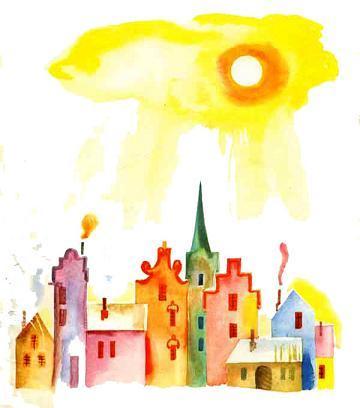 Пан Ниточка (сказка) город