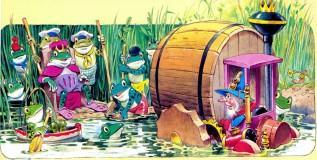 Сказка: Паровой фургон. лягушинный король со свитой