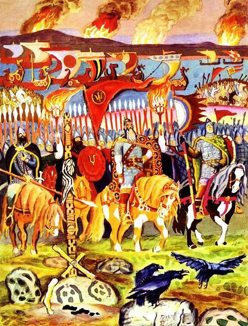 Песнь о вещем Олеге князь Олеге со своей дружиной