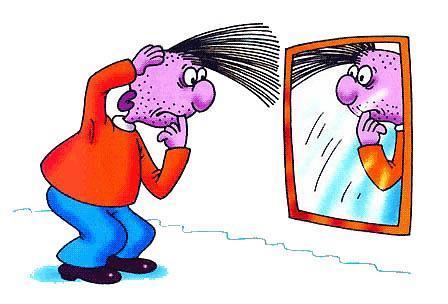 дядя перед зеркалом