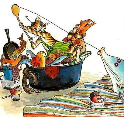 Петсон и Финдус: Петсон грустит