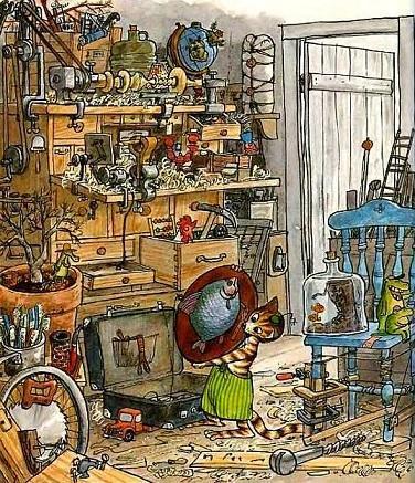 Петсон и Финдус: Петсон грустит