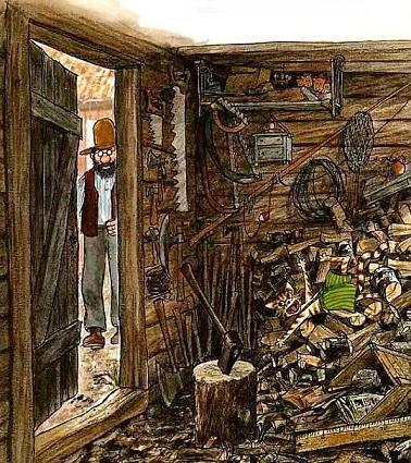 Петсон и Финдус: Петсон грустит