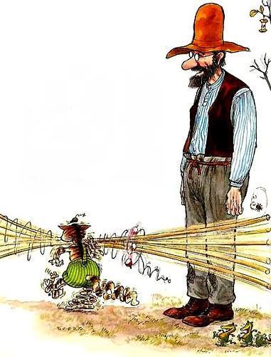 Петсон и Финдус: Петсон грустит