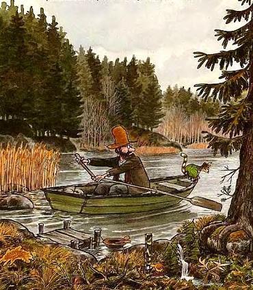 Петсон и Финдус: Петсон грустит