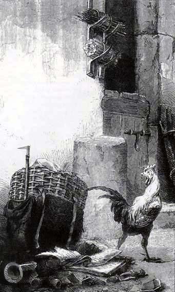 Петух и жемчужное зерно (басня) Петух и жемчужное зерно