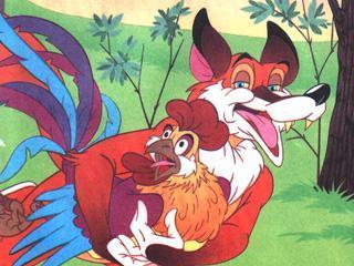 Петушок - золотой гребешок (сказка) Лиса схватила Петушка - золотого гребешка в когти, понесла в свою нору