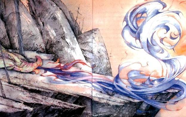 дракон язык пламени