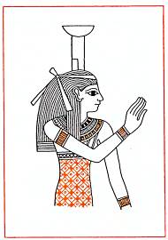 Нефтида, сестра Осириса и Исиды.