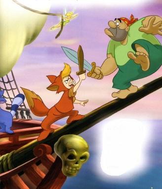 Питер Пэн. Приключения Динь-Динь (сказка) сражение