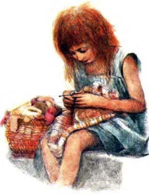 Венди вяжет